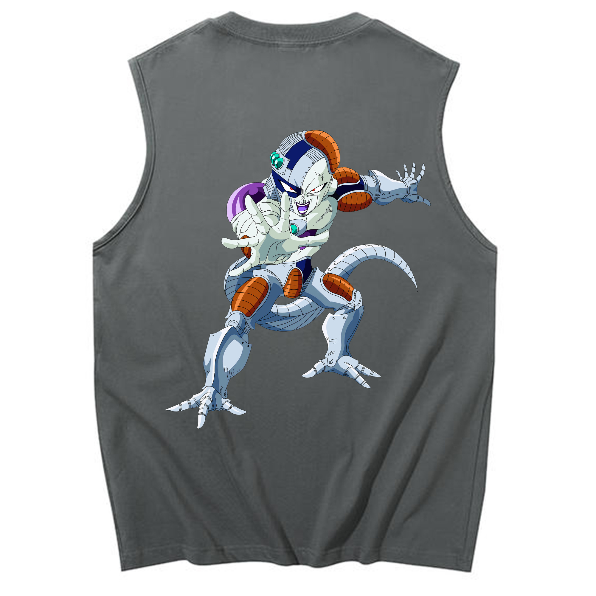 （画像用） ドラゴンボール フリーザ DRAGON BALL Frieza コットン100％タンクトップ（背面プリント）